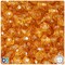 BeadTin Topaz Transparent 8mm Faceted Round Plastic Craft Beads (450pcs)